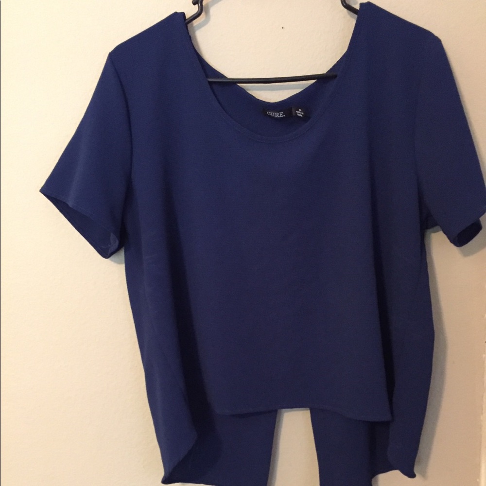 Fashionable Navy Crop... Too Cute!